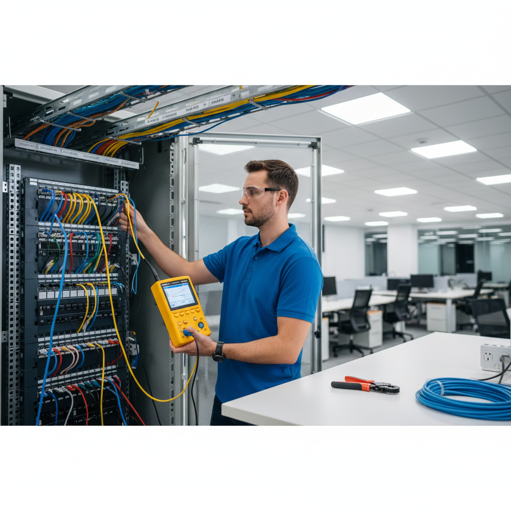 Montaje de racks telecomunicaciones